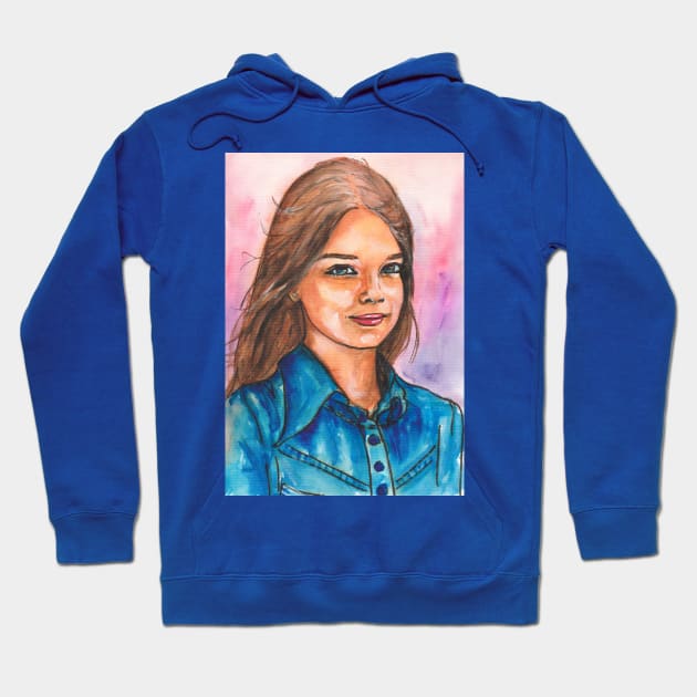 Brooke Shields Hoodie by Svetlana Pelin